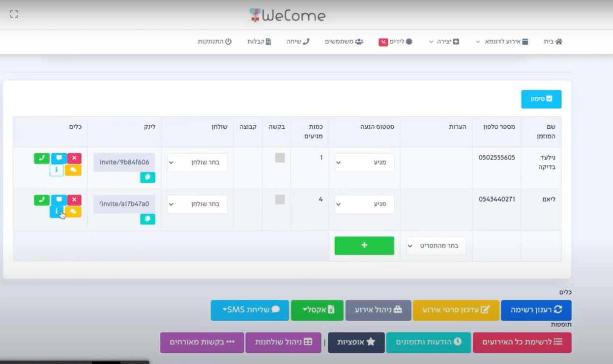 WeCome — Smart RSVP System